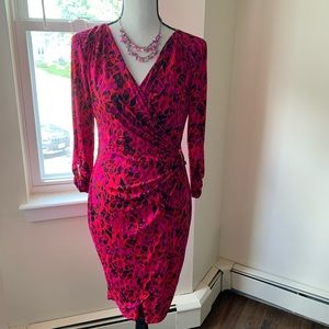 Cache Wrap Dress Multicolored Size M